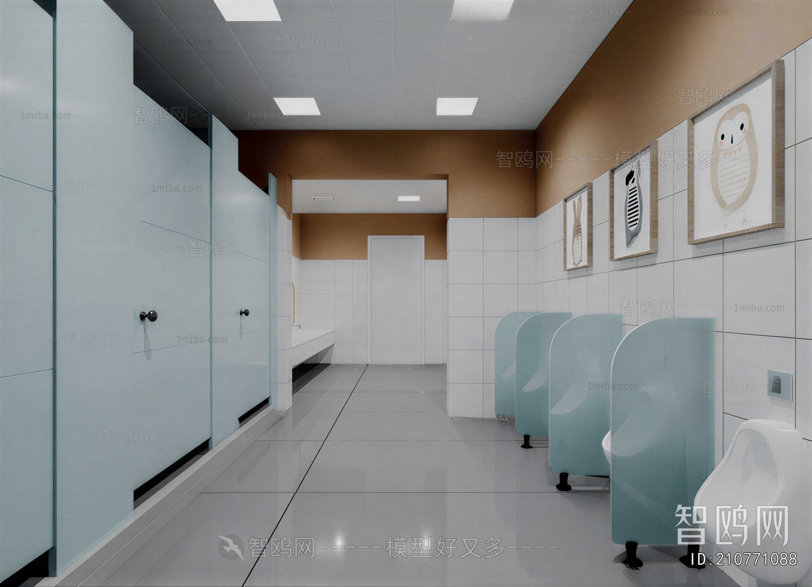 Modern Public Toilet