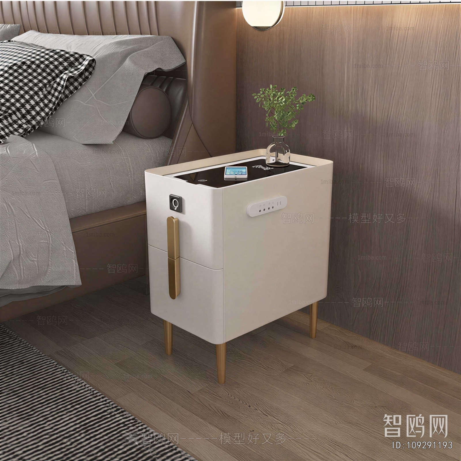 Modern Bedside Cupboard