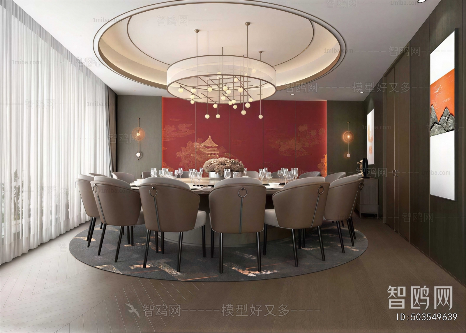 New Chinese Style Restaurant Box