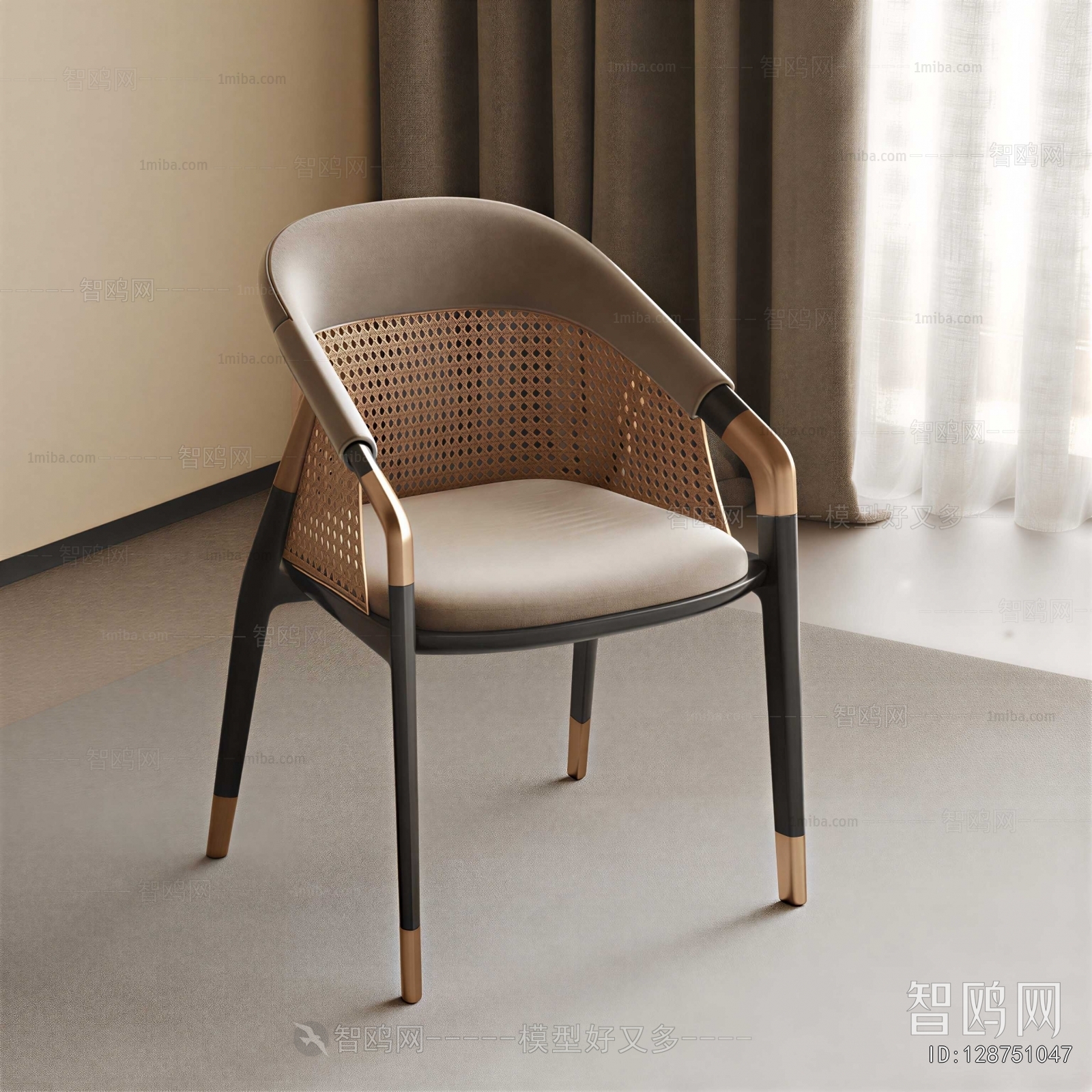 New Chinese Style Lounge Chair