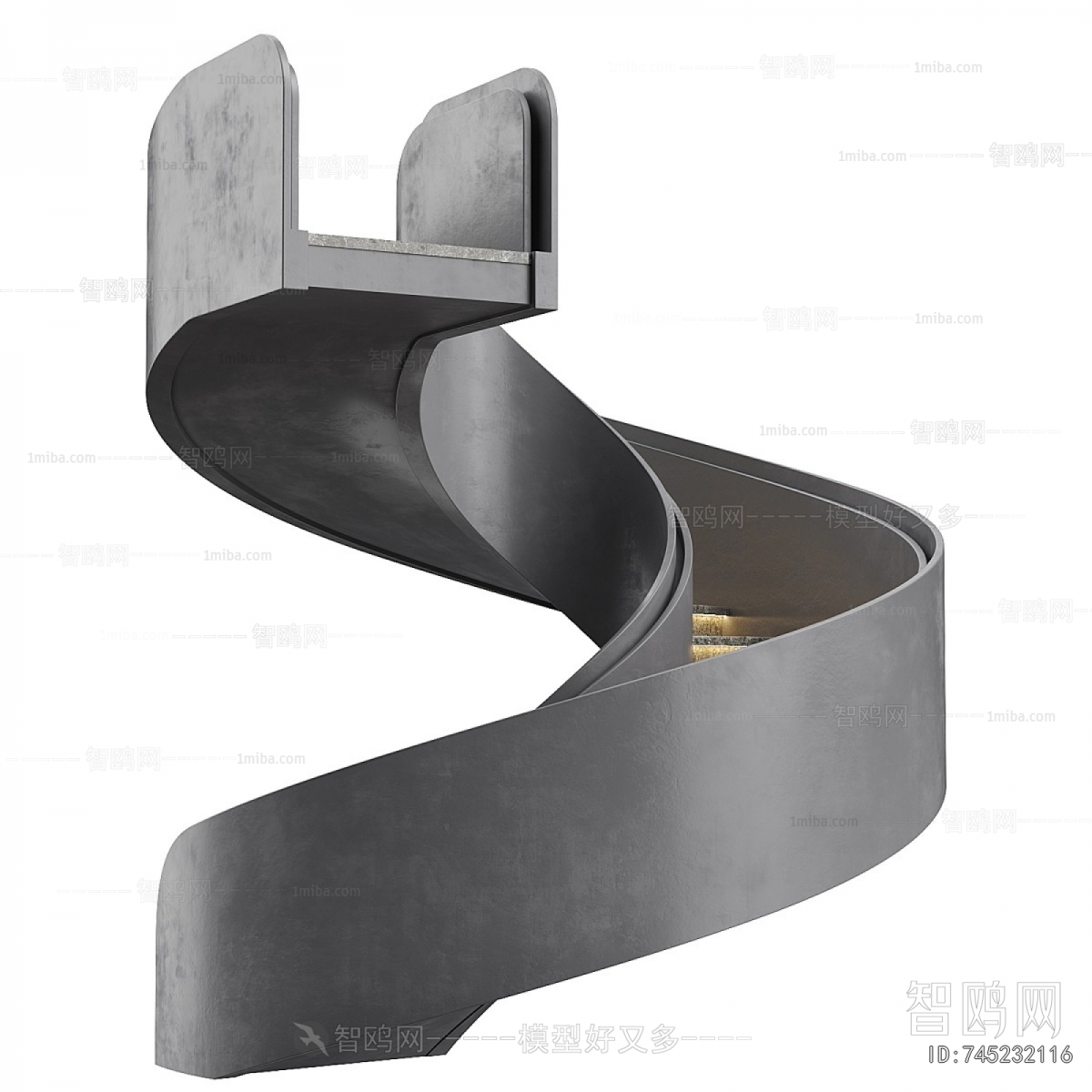 Modern Rotating Staircase