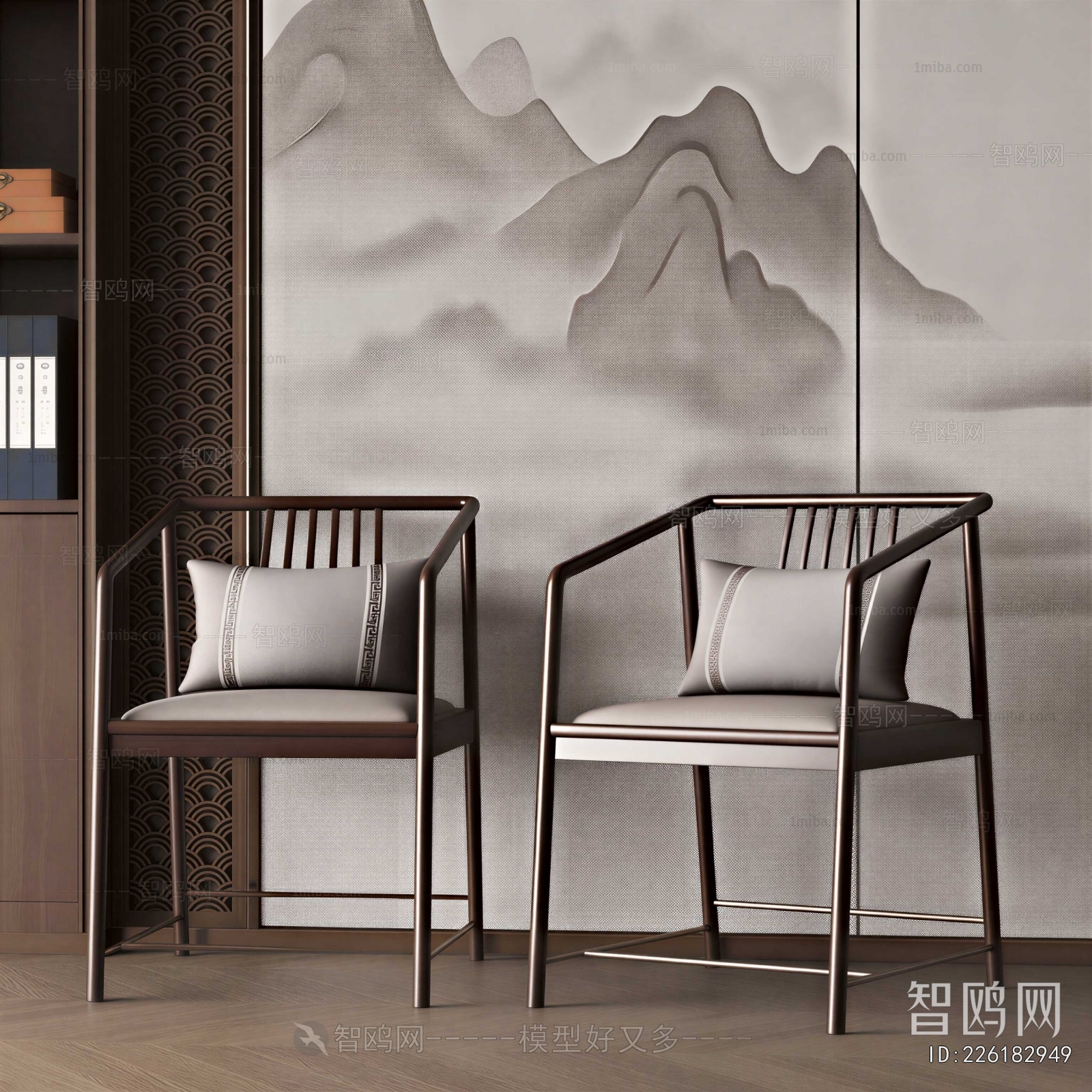 New Chinese Style Lounge Chair