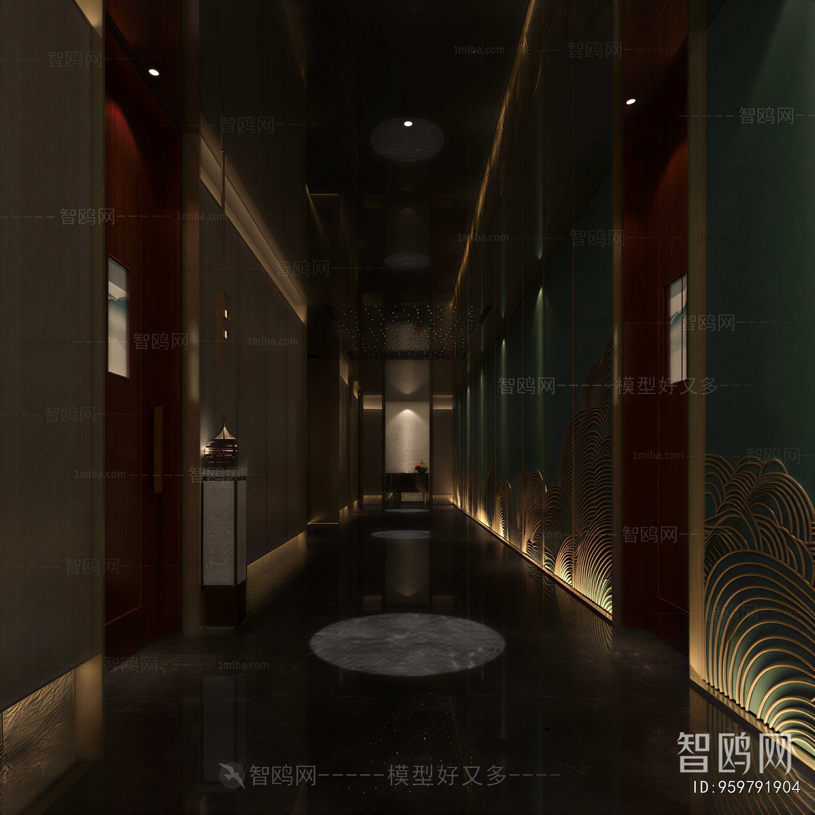 New Chinese Style Corridor