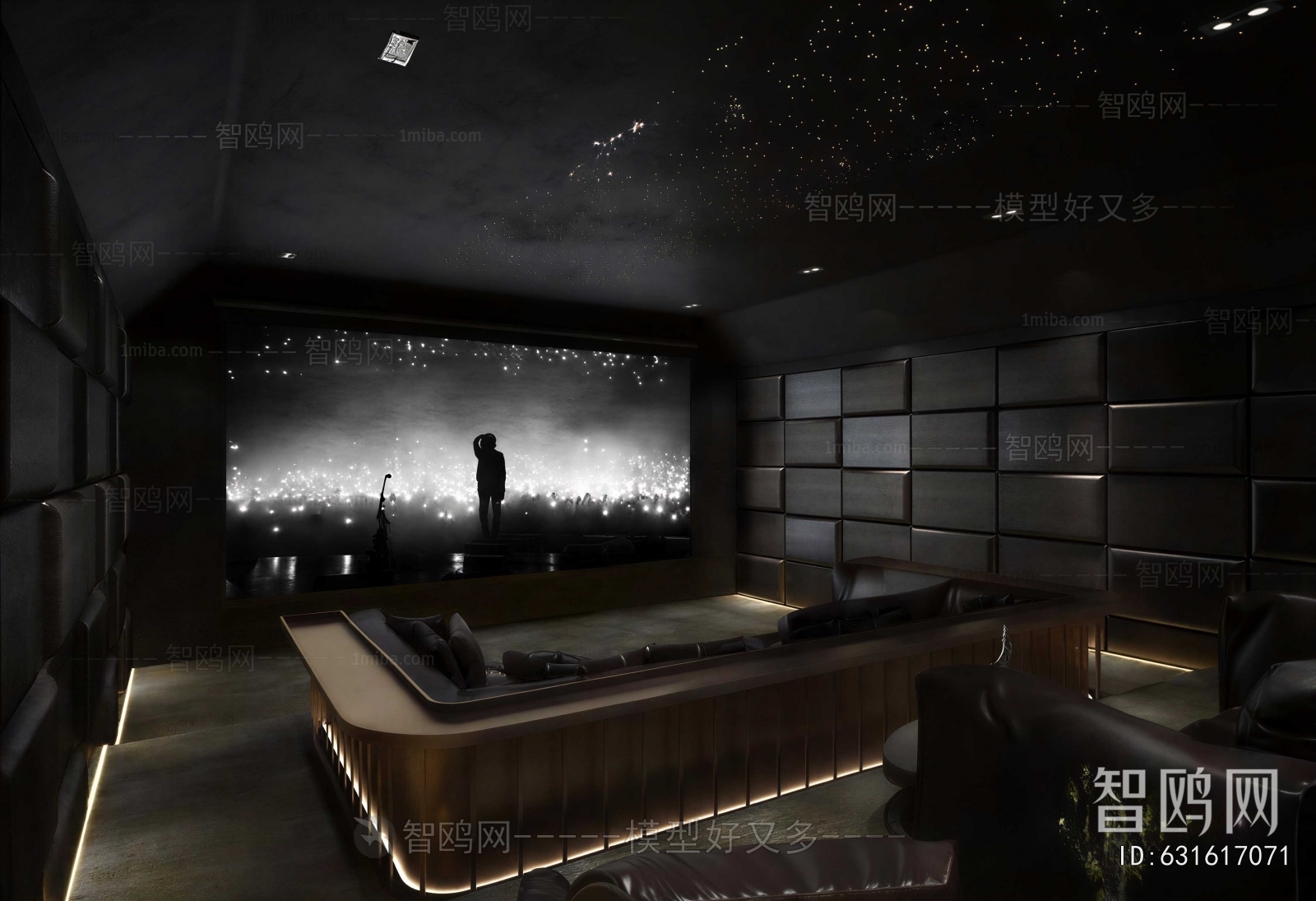 Modern Audiovisual Room
