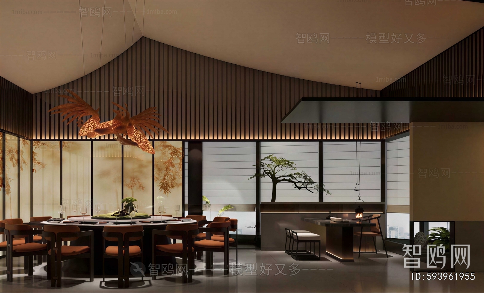 New Chinese Style Restaurant Box