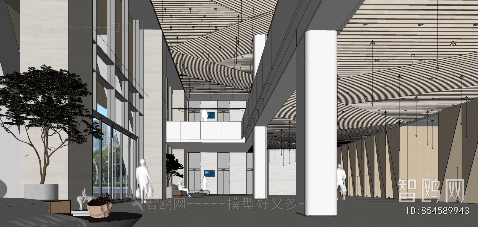 Modern Office Reception Desk