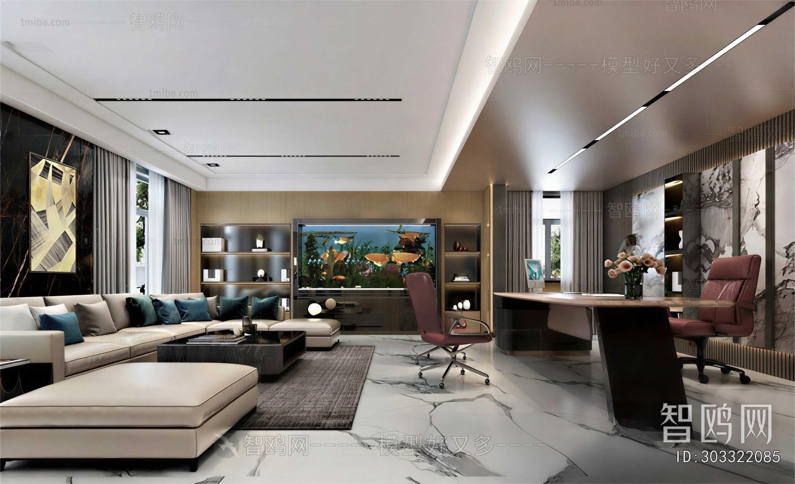 Modern Manager's Office