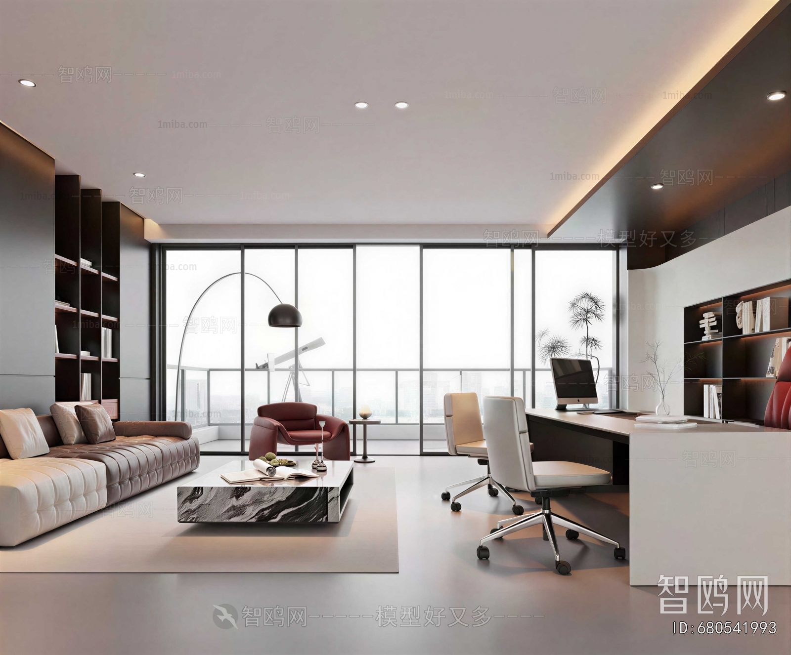 Modern Manager's Office