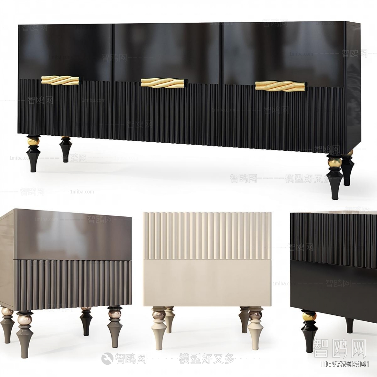 Modern Bedside Cupboard