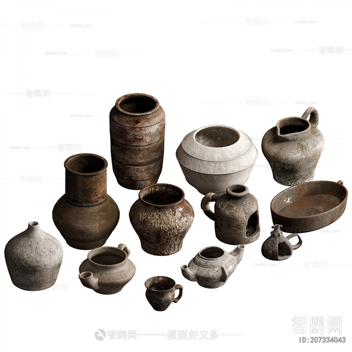Wabi-sabi Style Decorative Set