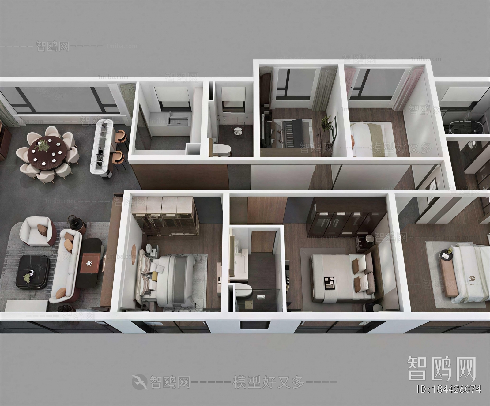 Modern A Bird's-eye View Of Home Decoration