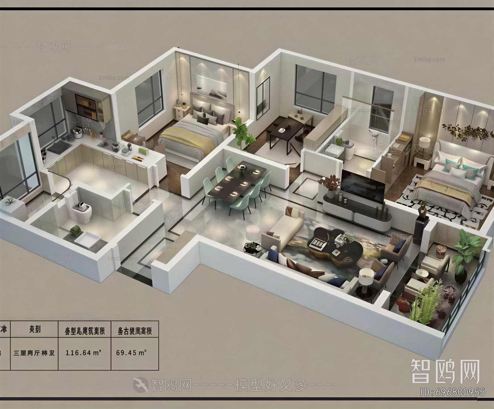 Modern A Bird's-eye View Of Home Decoration