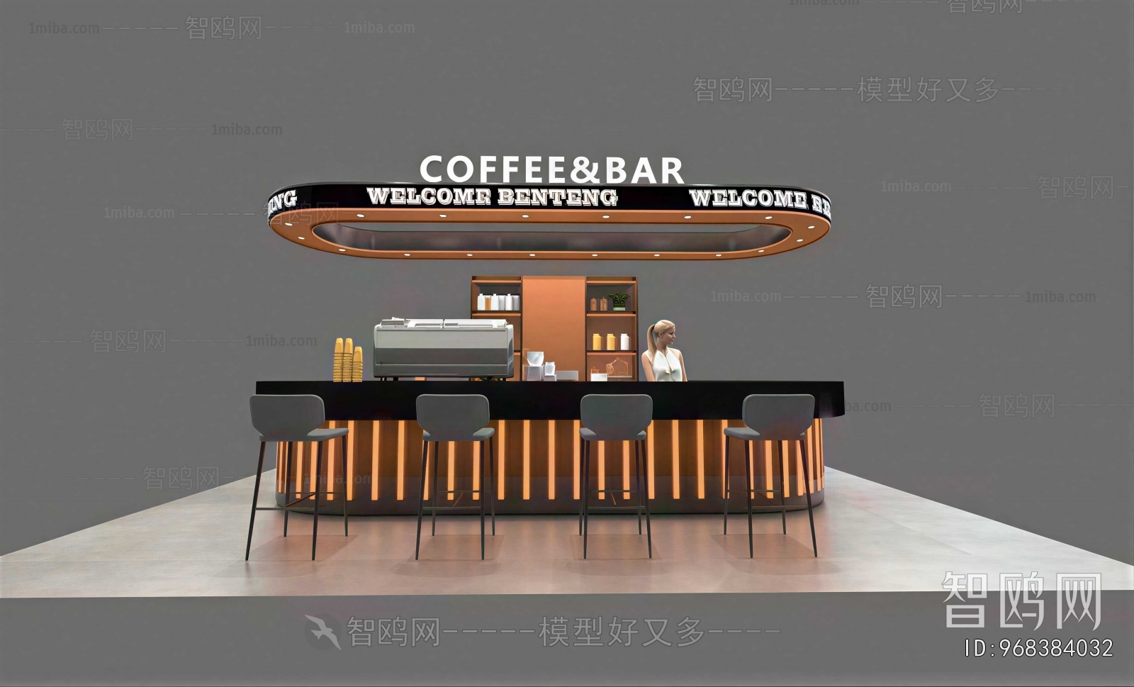 Modern Counter Bar
