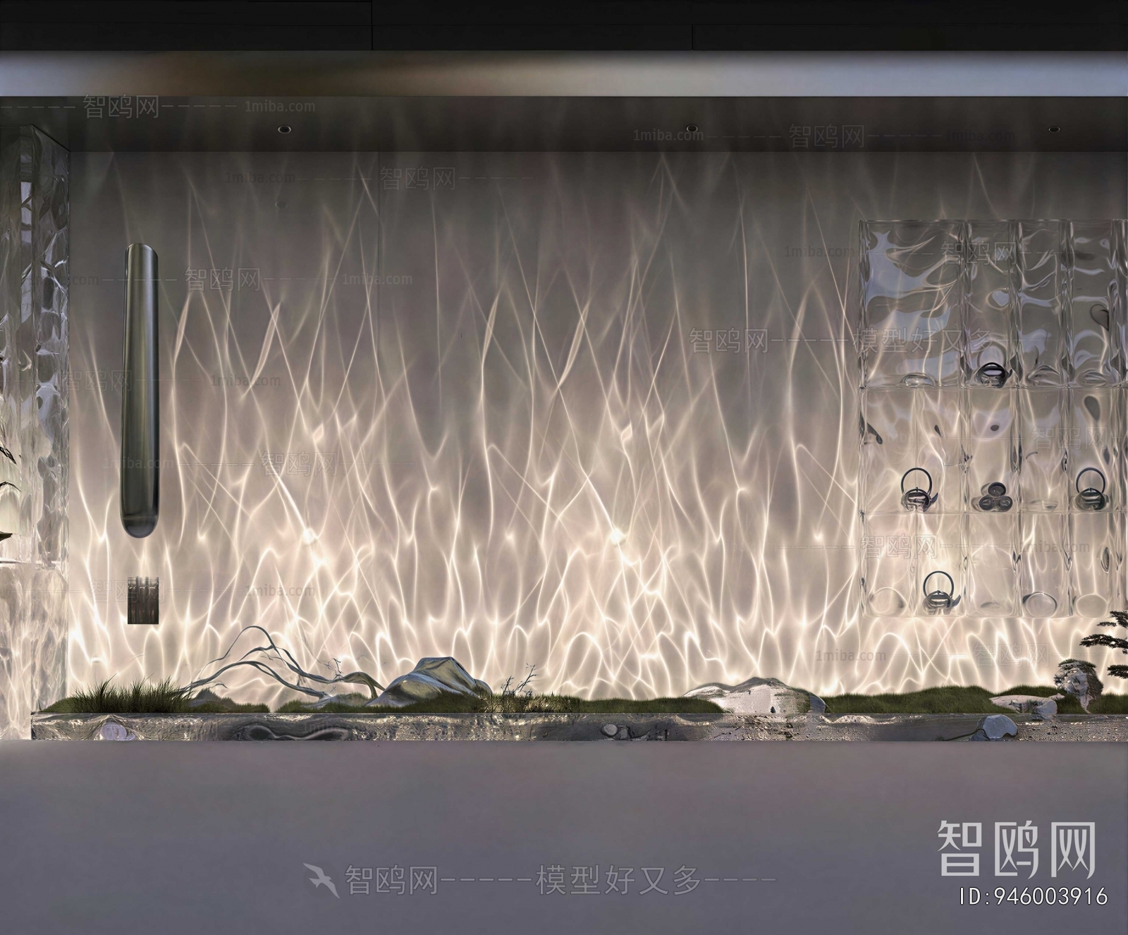 New Chinese Style Landscape Wall