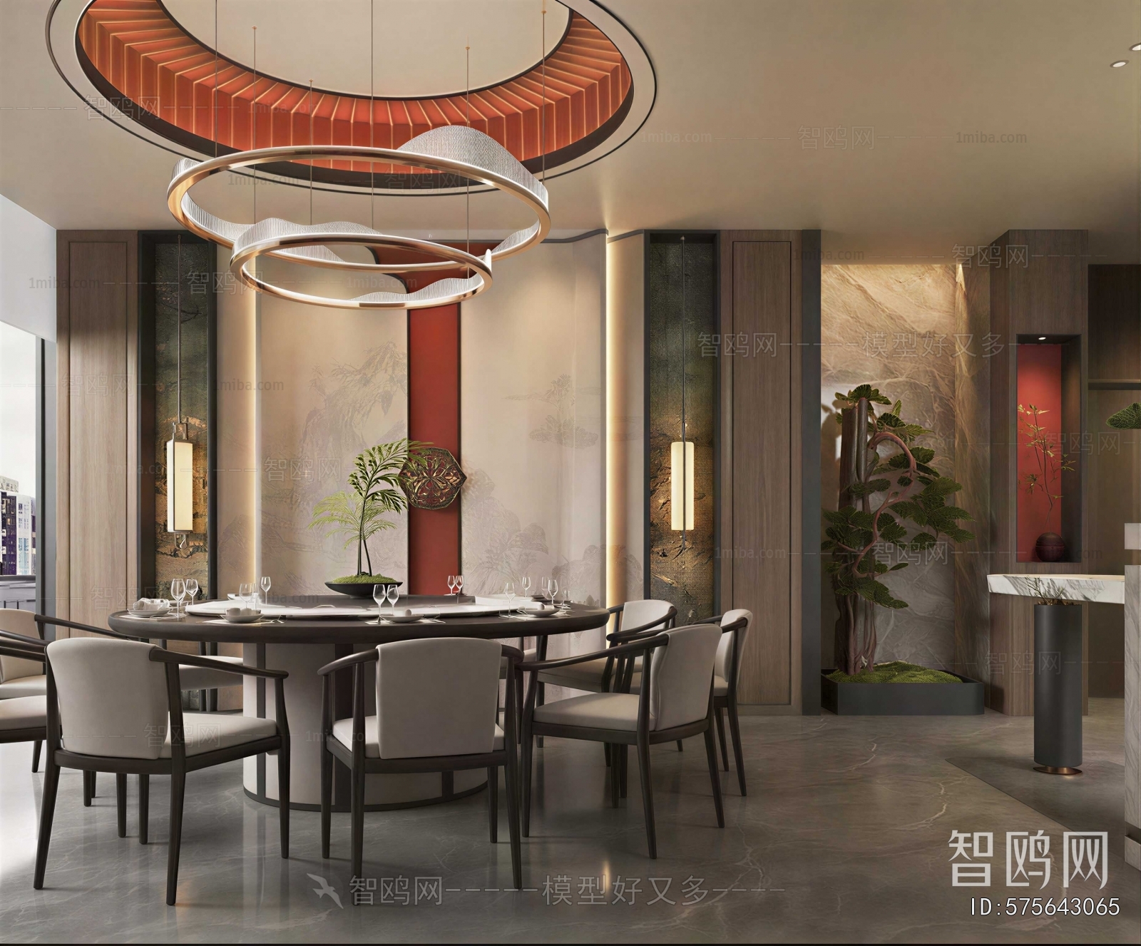 New Chinese Style Restaurant Box