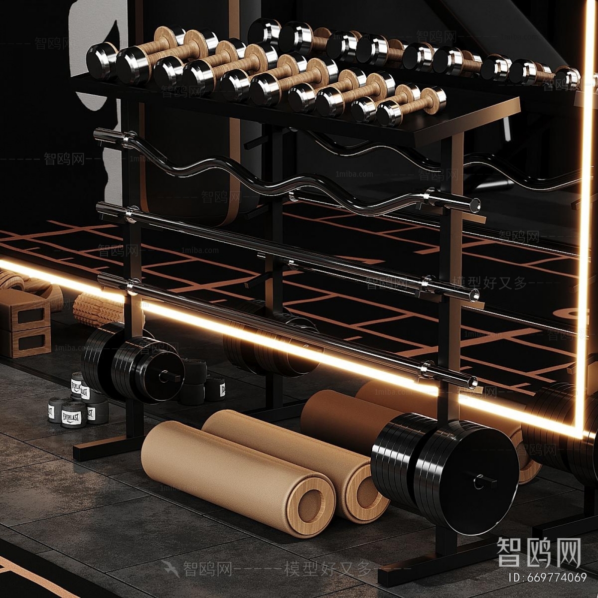 Modern Fitness Equipment