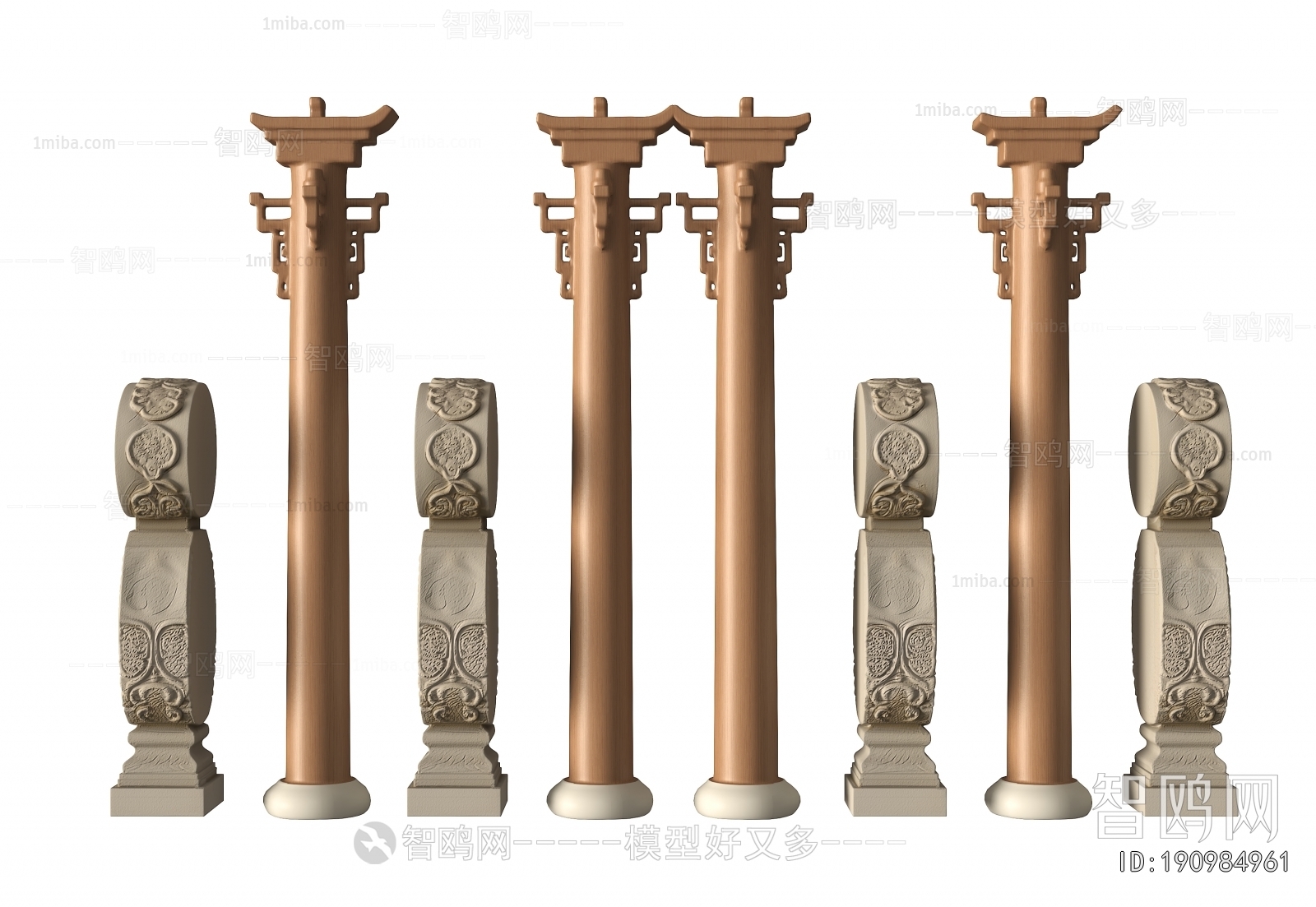 Chinese Style Column