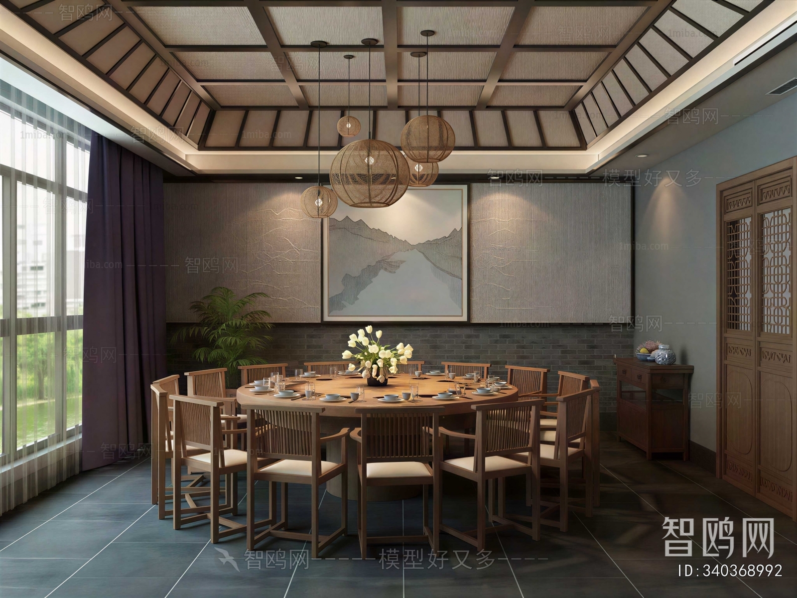 New Chinese Style Restaurant Box