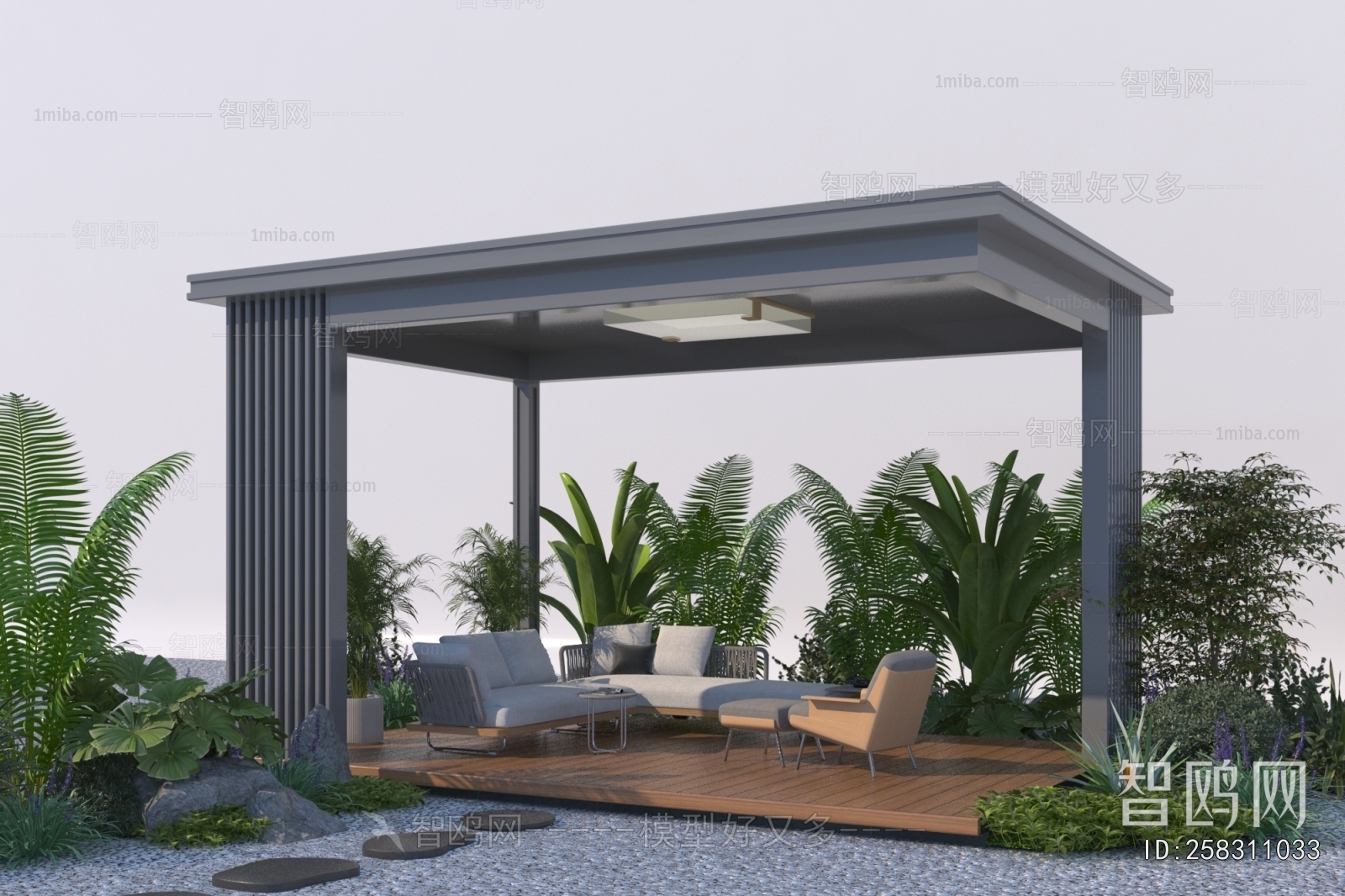 Modern Courtyard/landscape