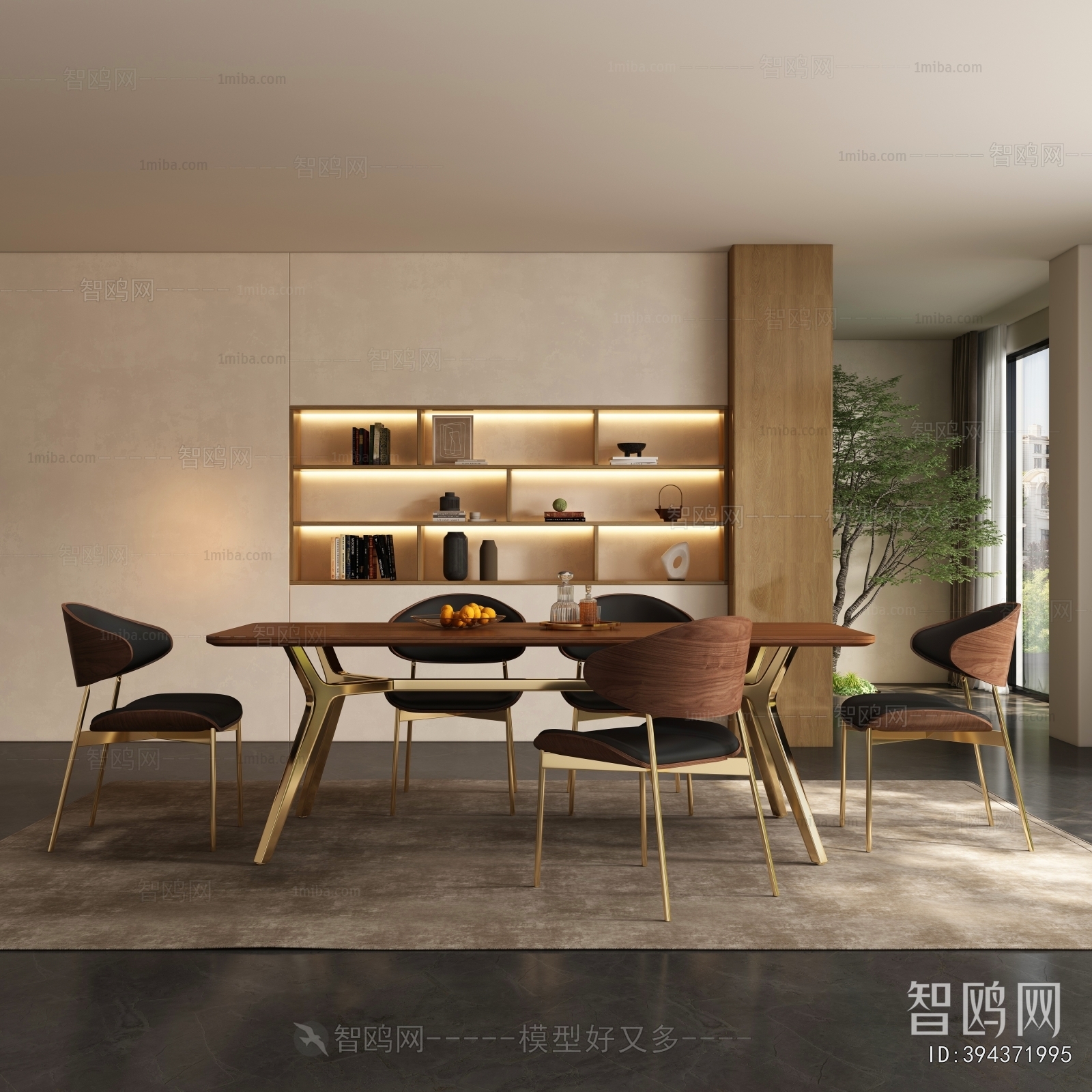 Wabi-sabi Style Dining Room