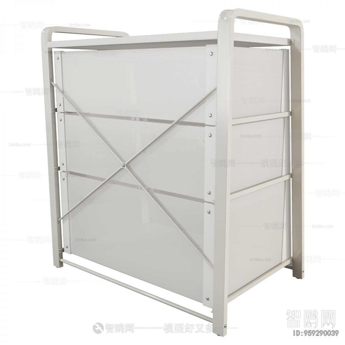 European Style Bedside Cupboard