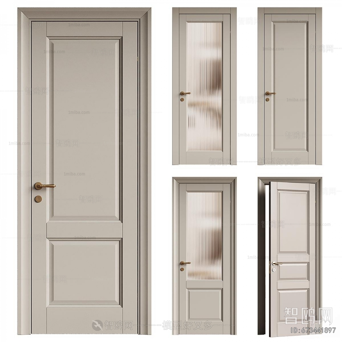 Modern Single Door