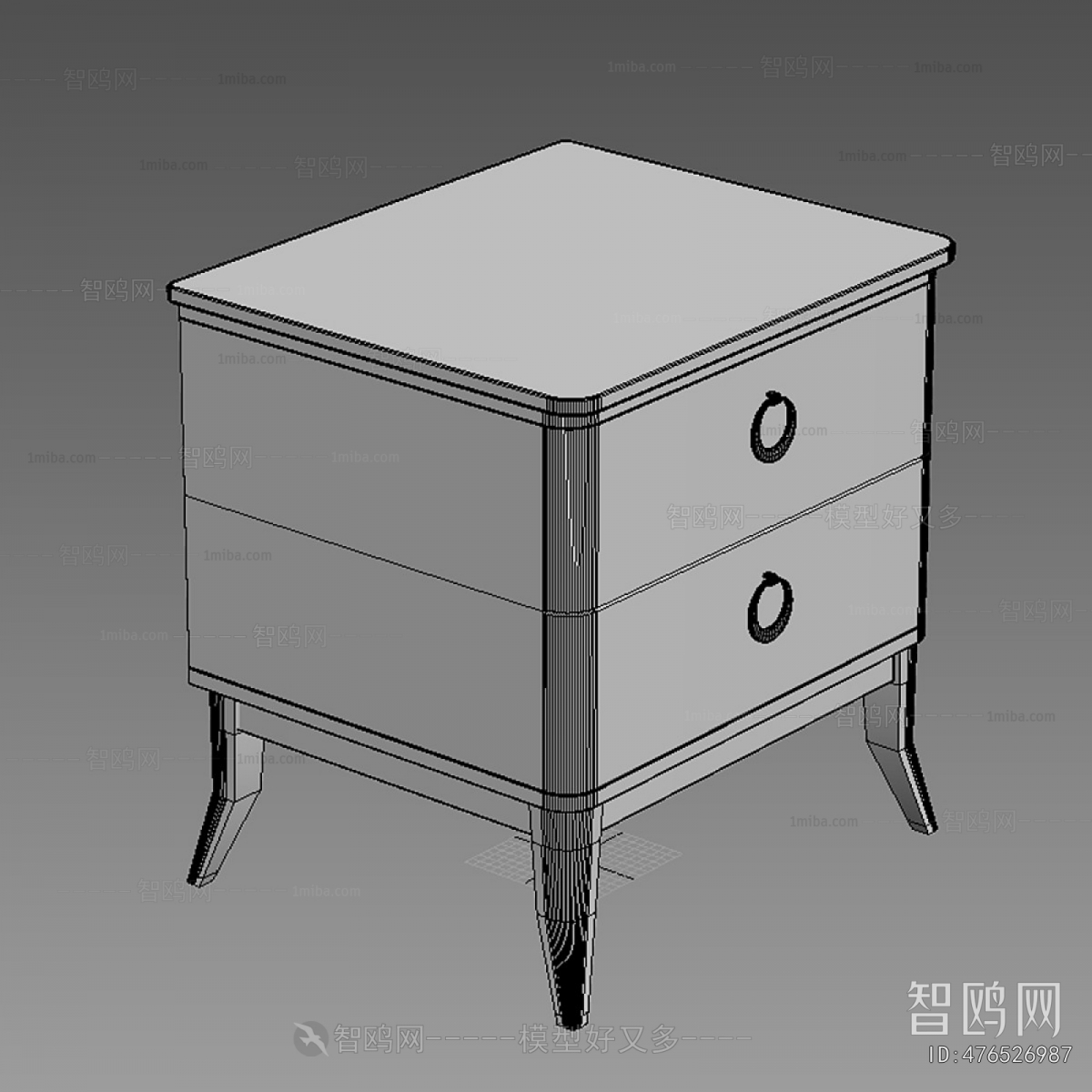 European Style Bedside Cupboard