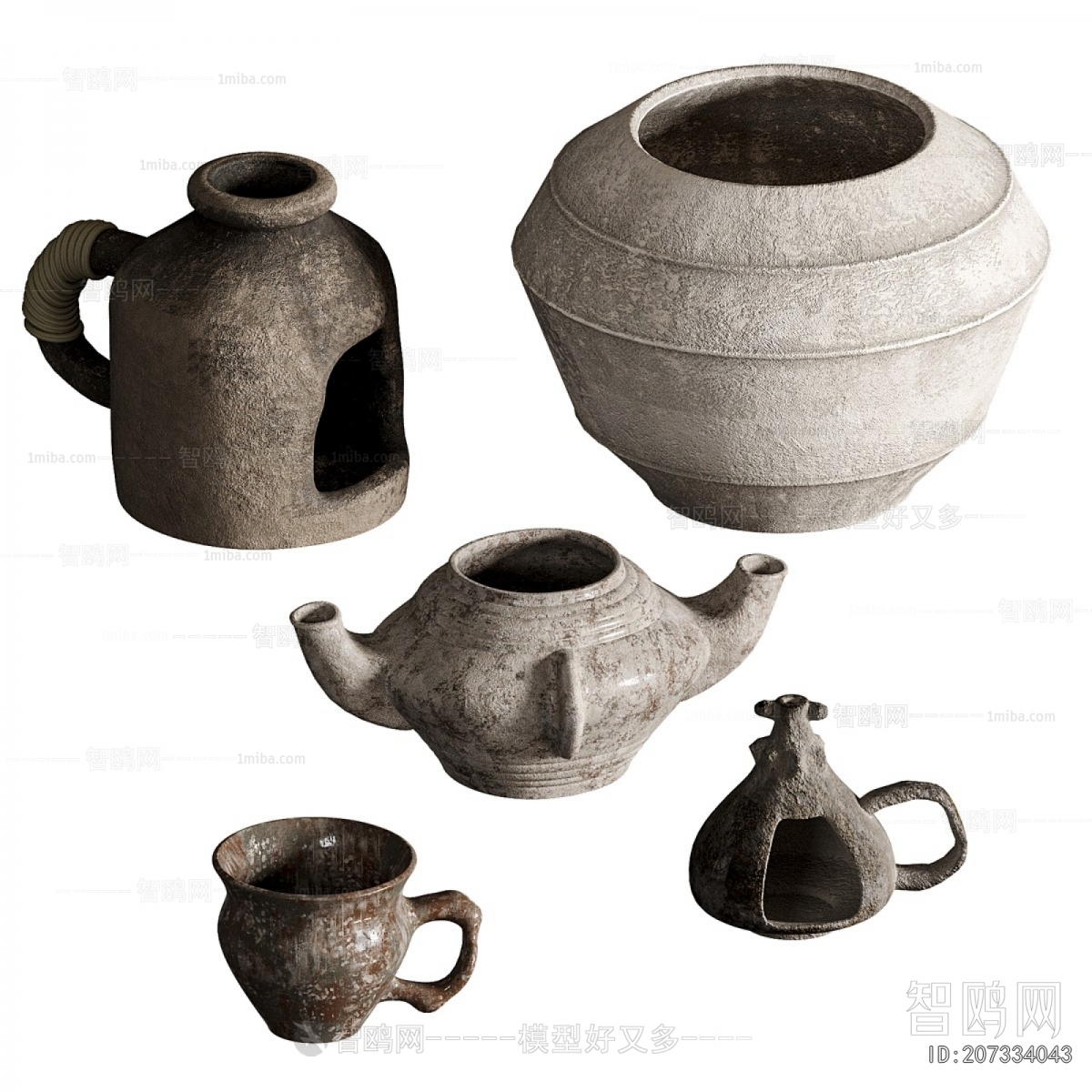 Wabi-sabi Style Decorative Set