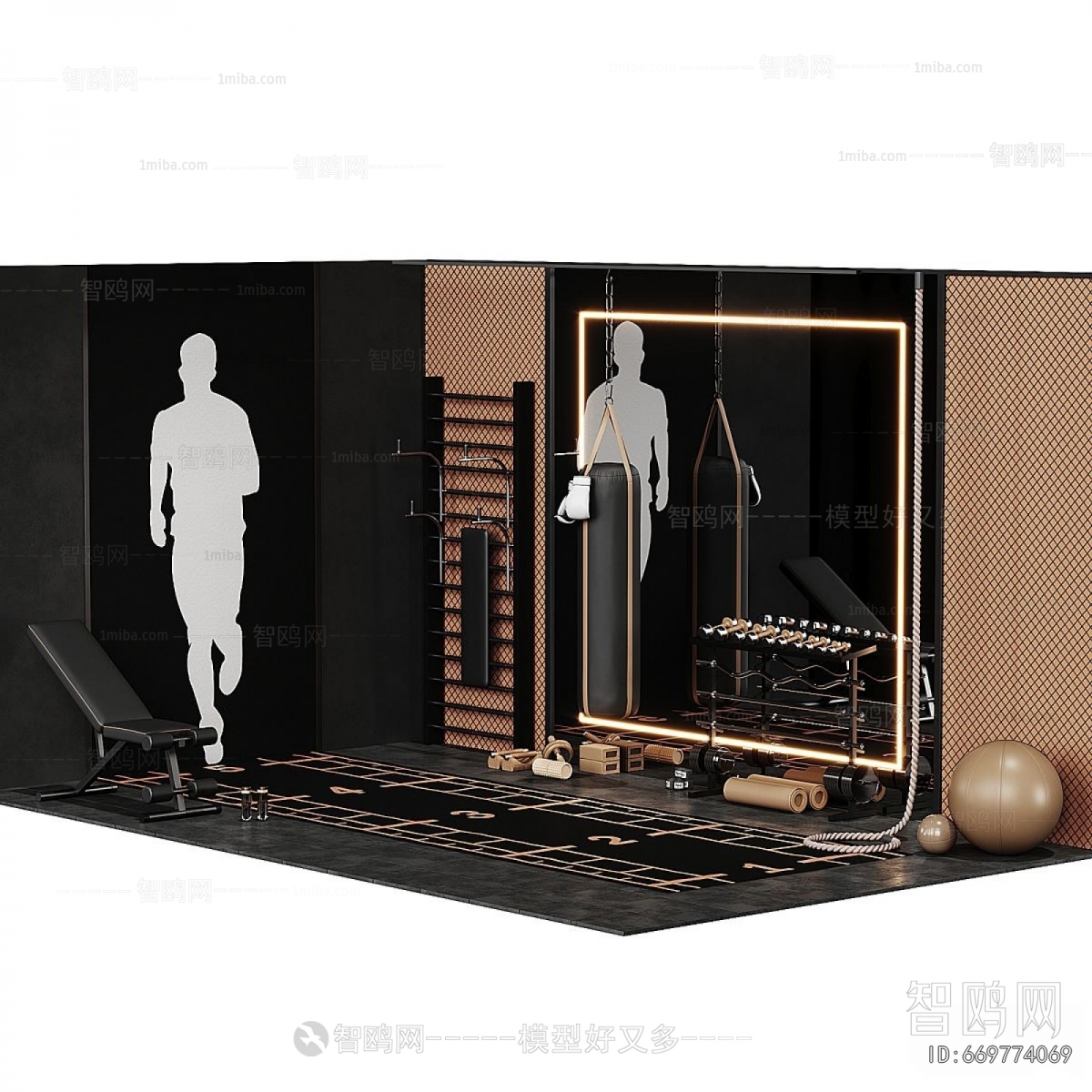 Modern Fitness Equipment