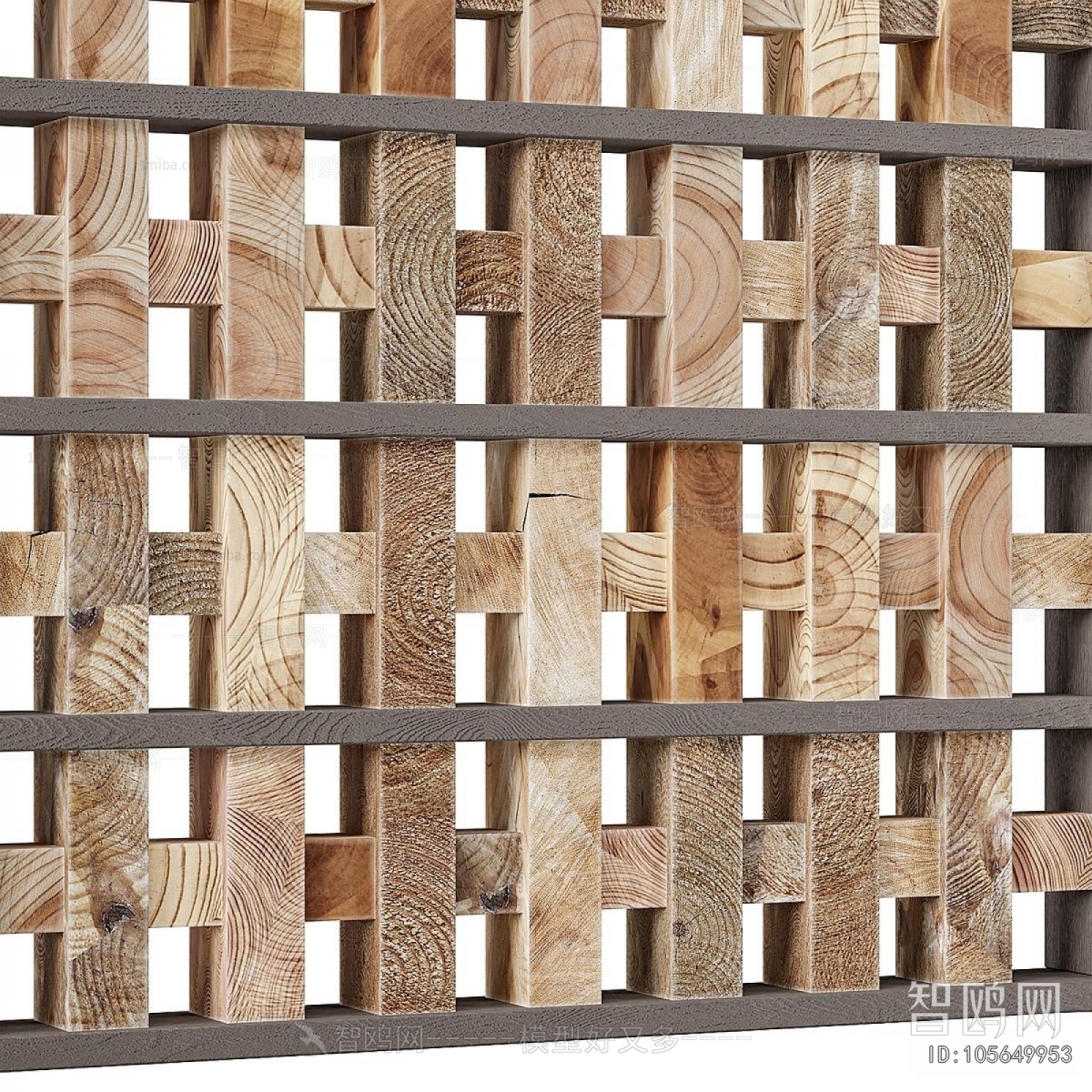 Modern Wooden Screen Partition