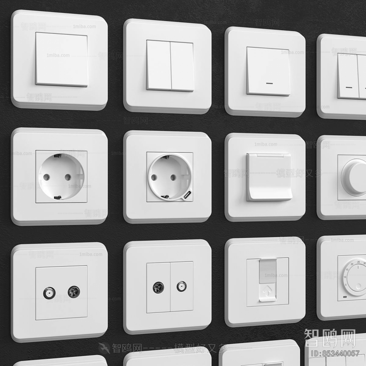 Modern Switch Socket Panel