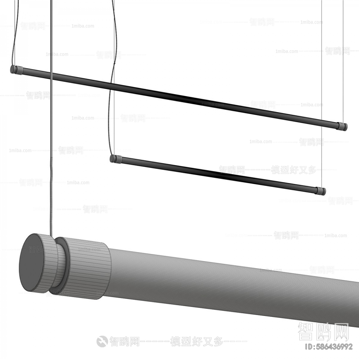 Modern Long Chandelier