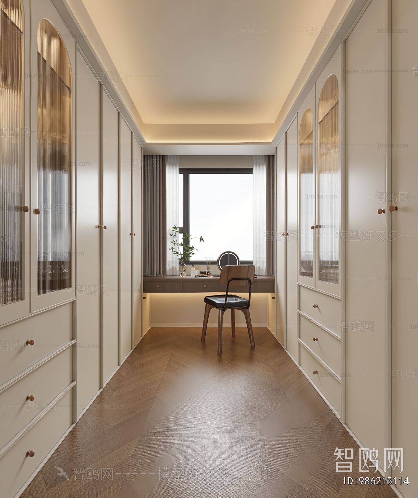 French Style Clothes Storage Area