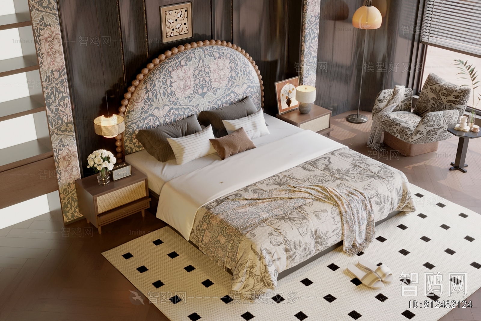French Style Double Bed