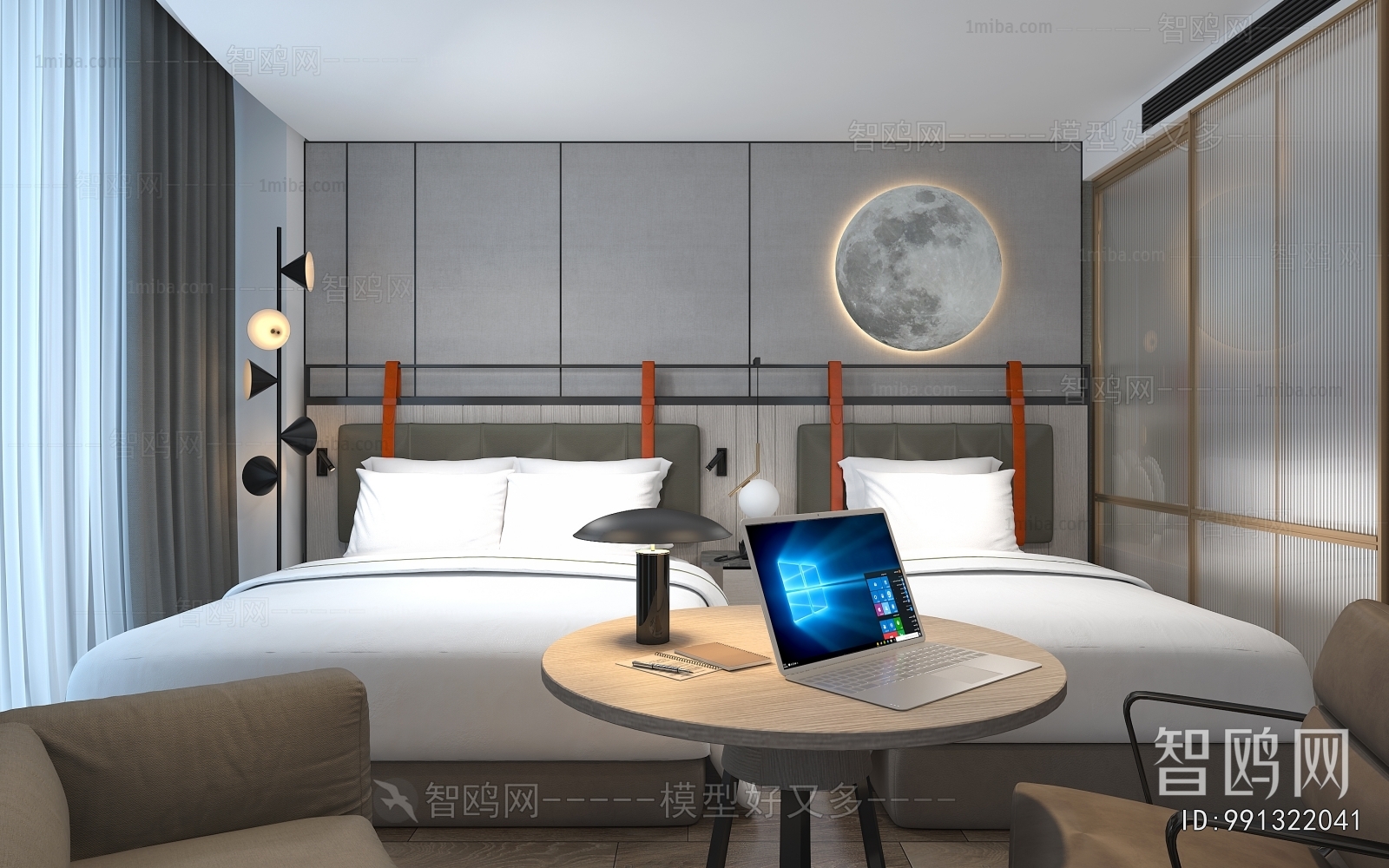 Modern Guest Room