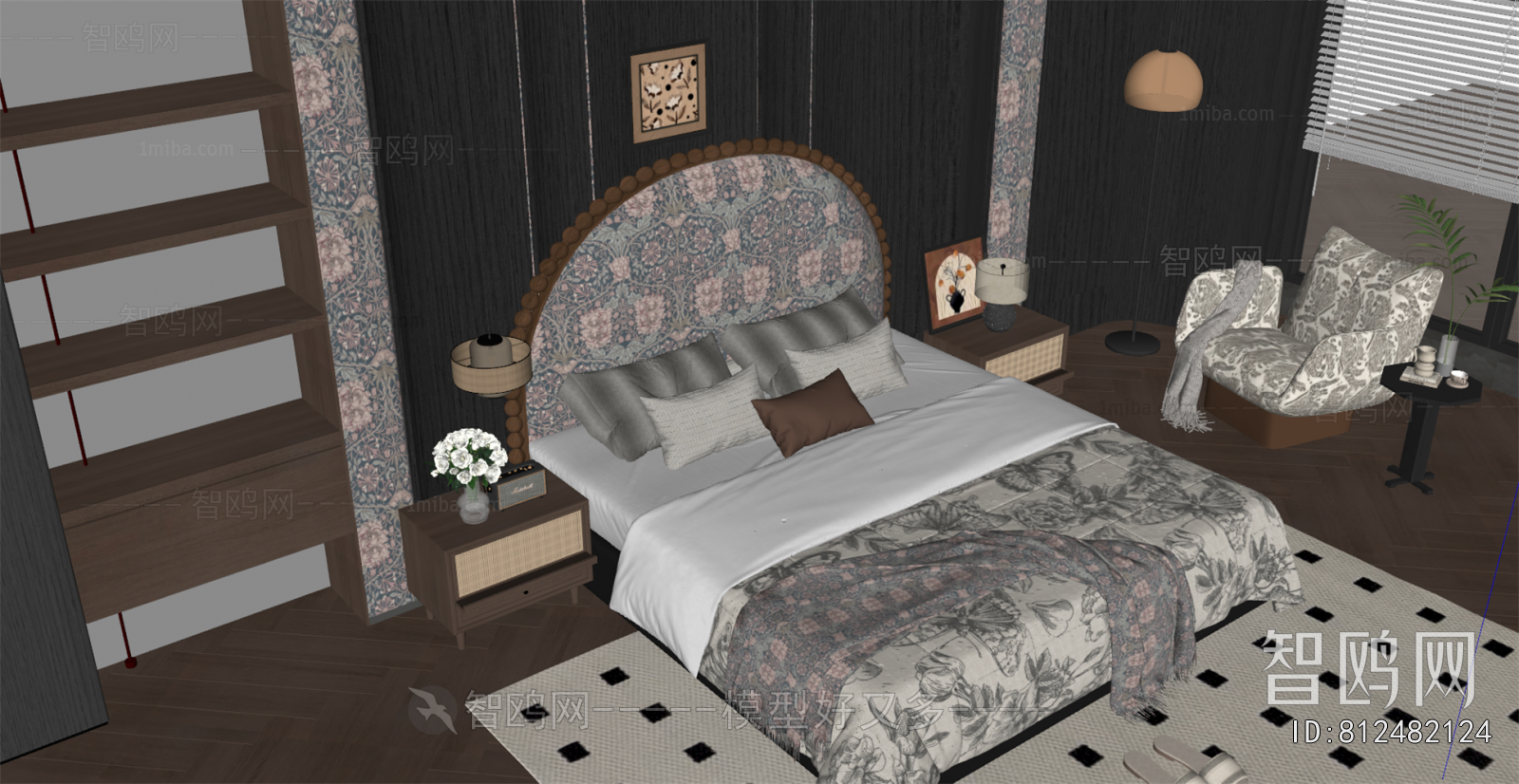 French Style Double Bed