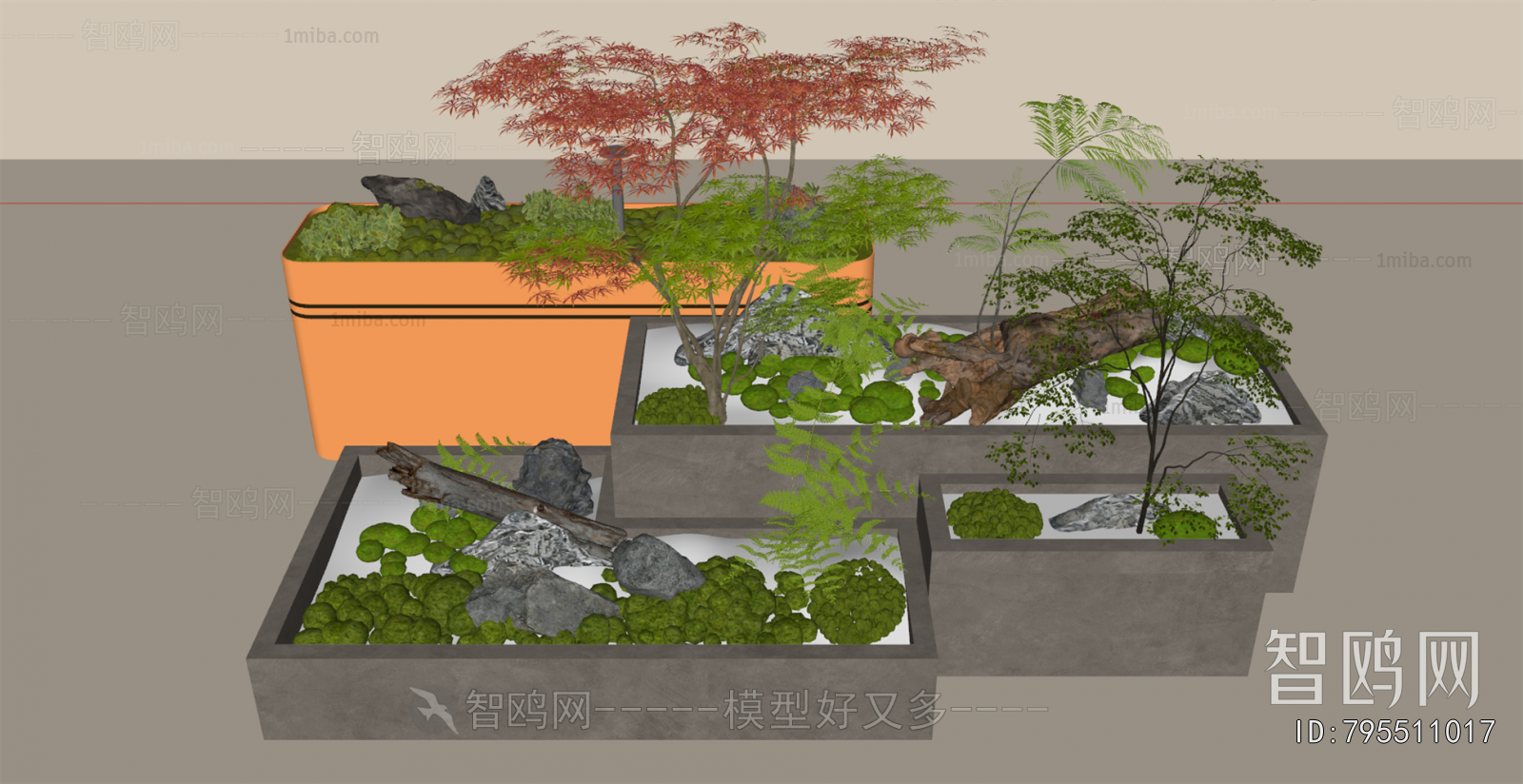 Modern Flower Bed, Flower Bowl, Flower Box