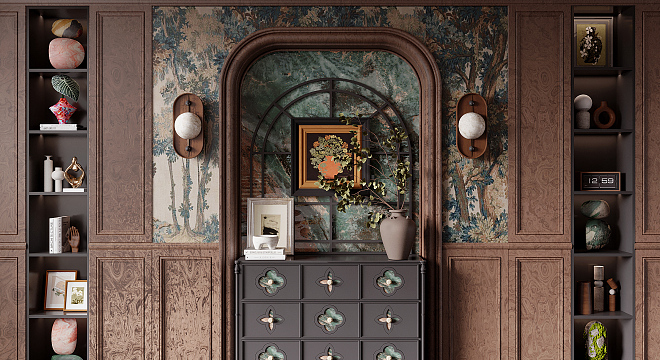 French Style Entrance Cabinet