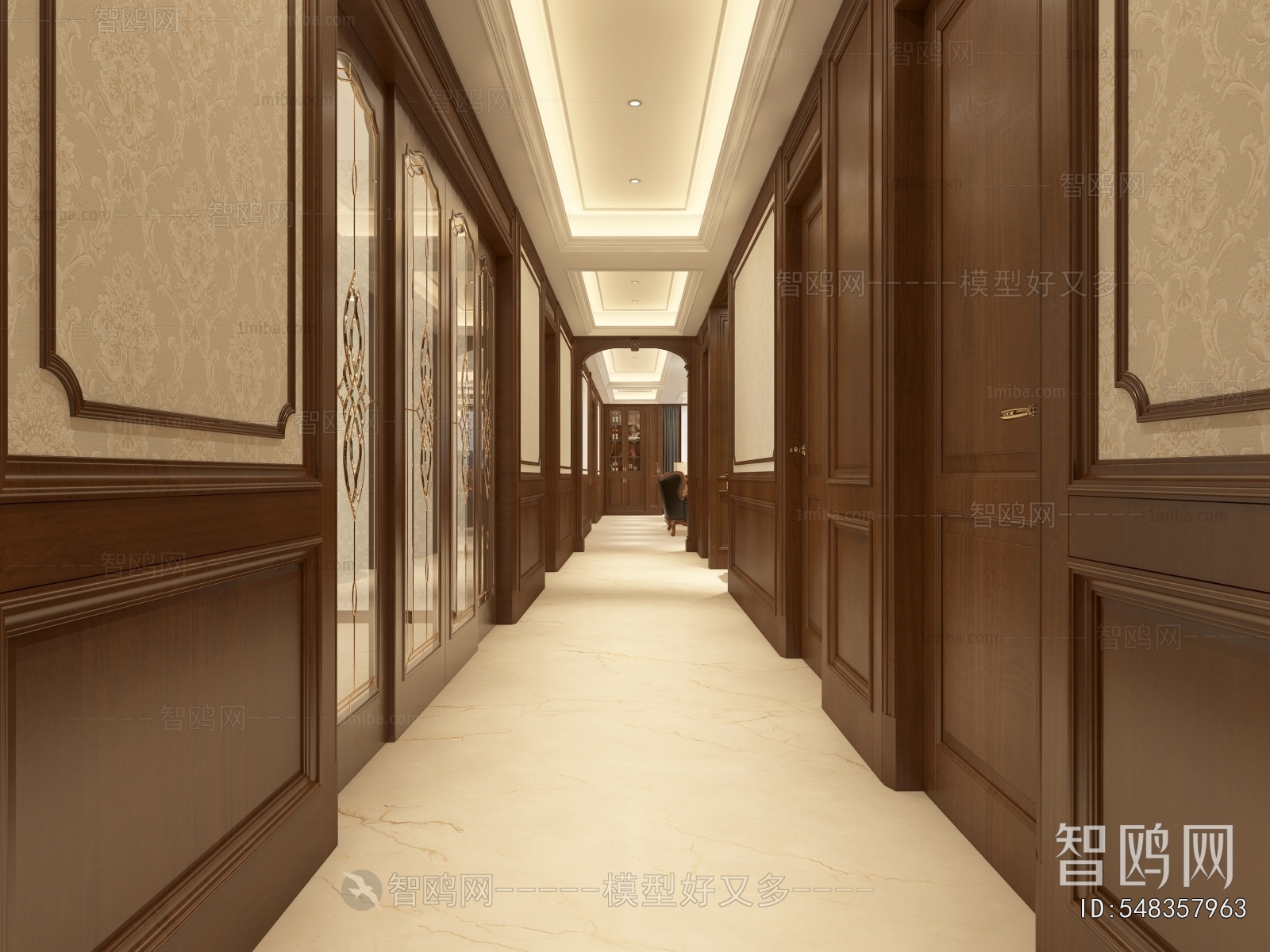 American Style Hallway