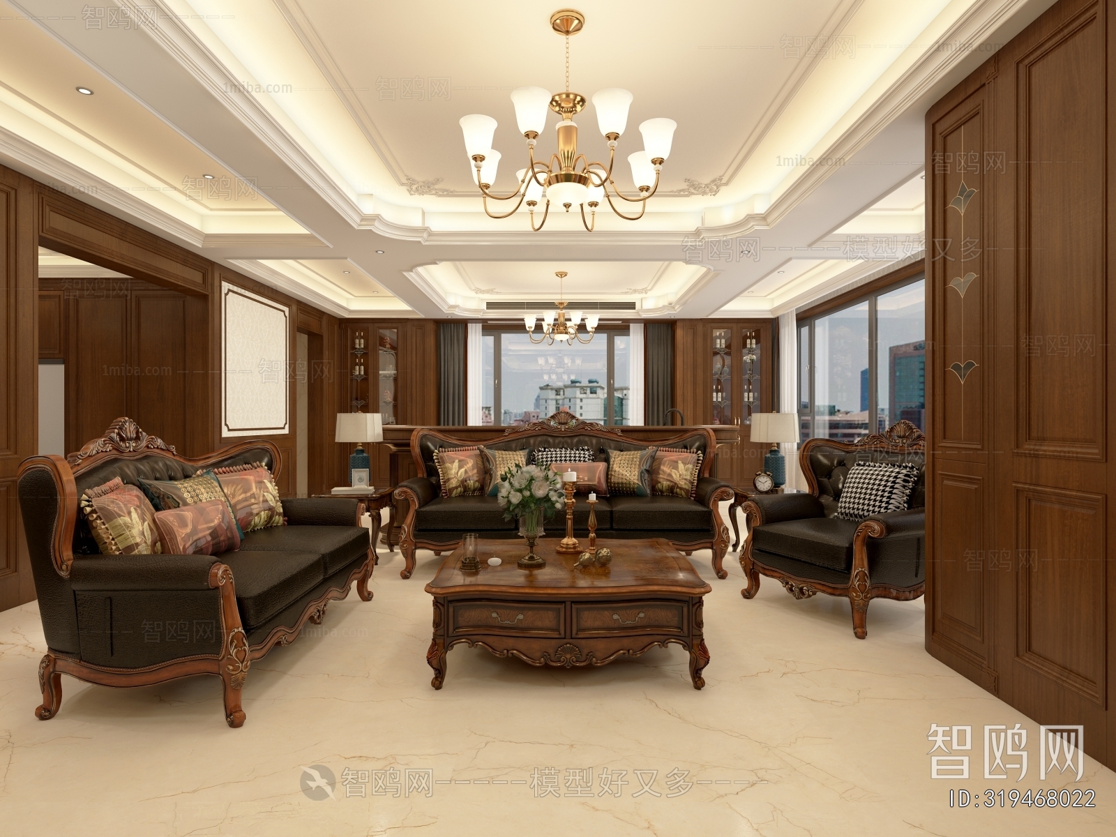 American Style A Living Room