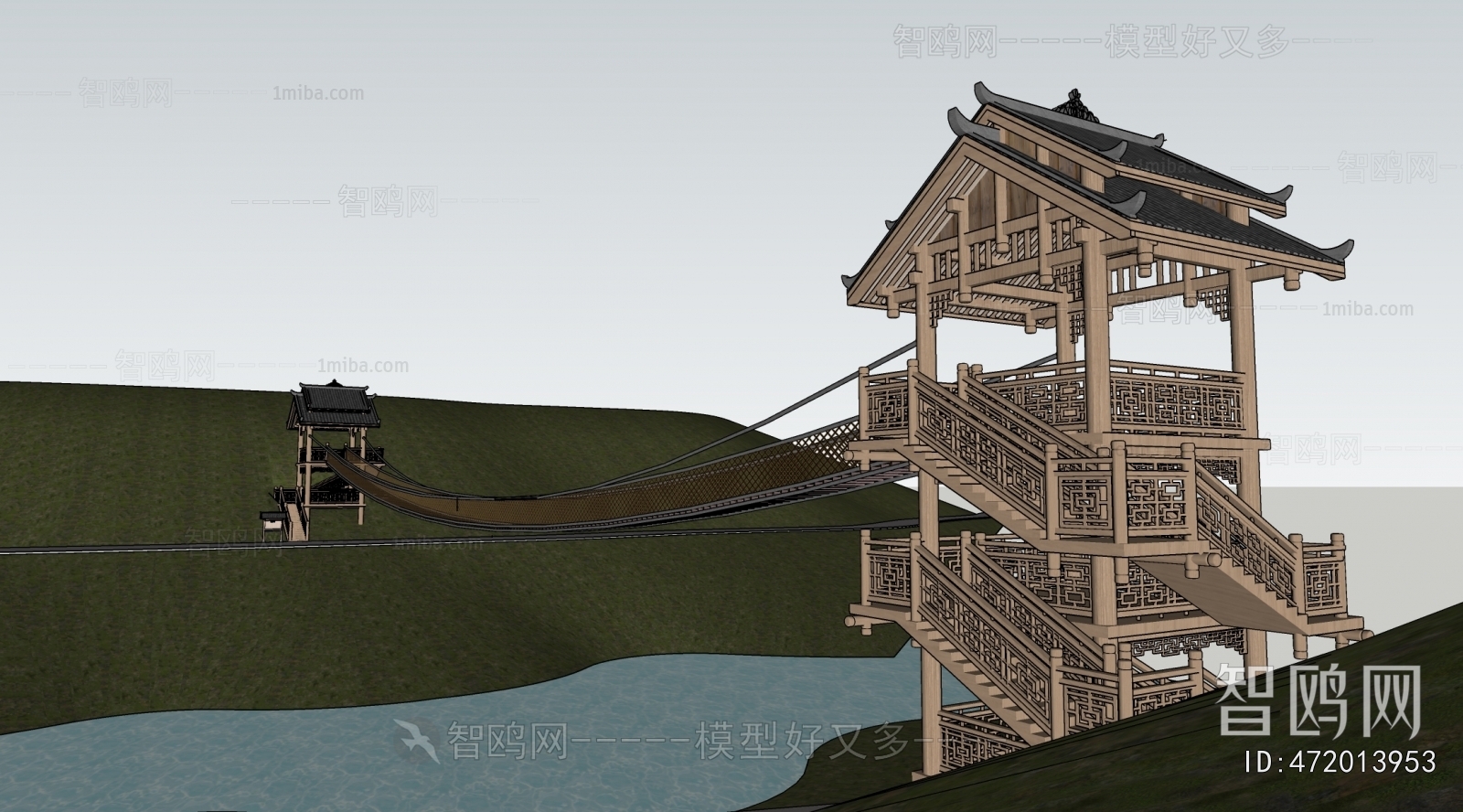 New Chinese Style Bridge