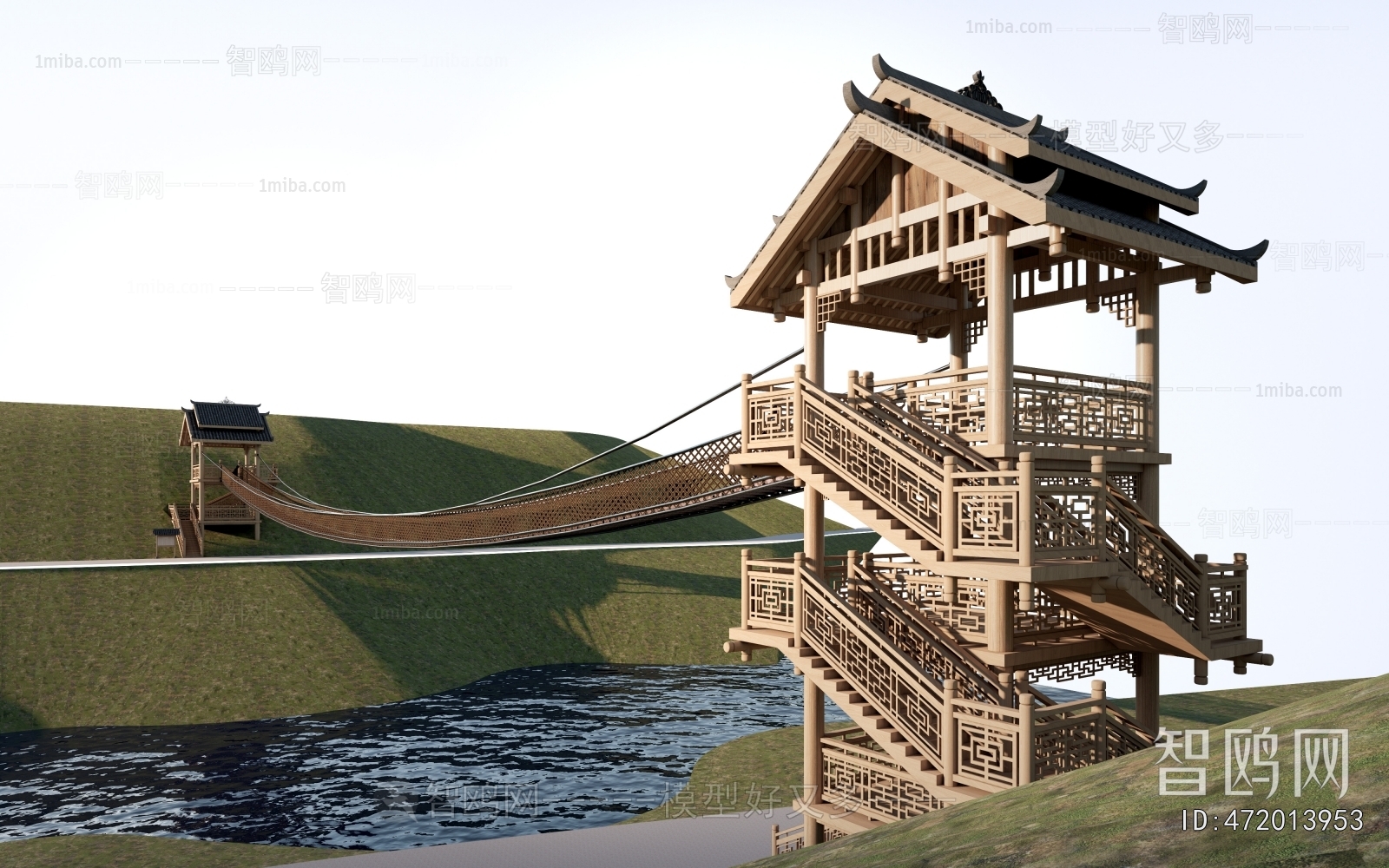 New Chinese Style Bridge