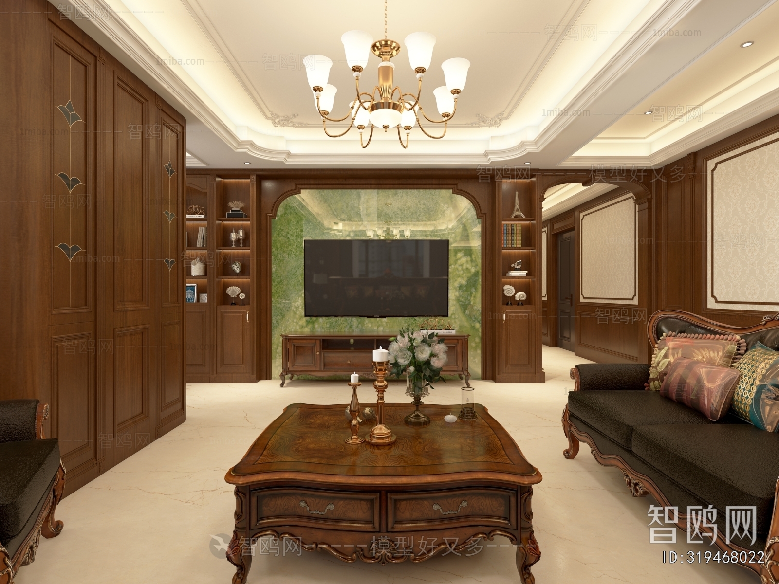 American Style A Living Room