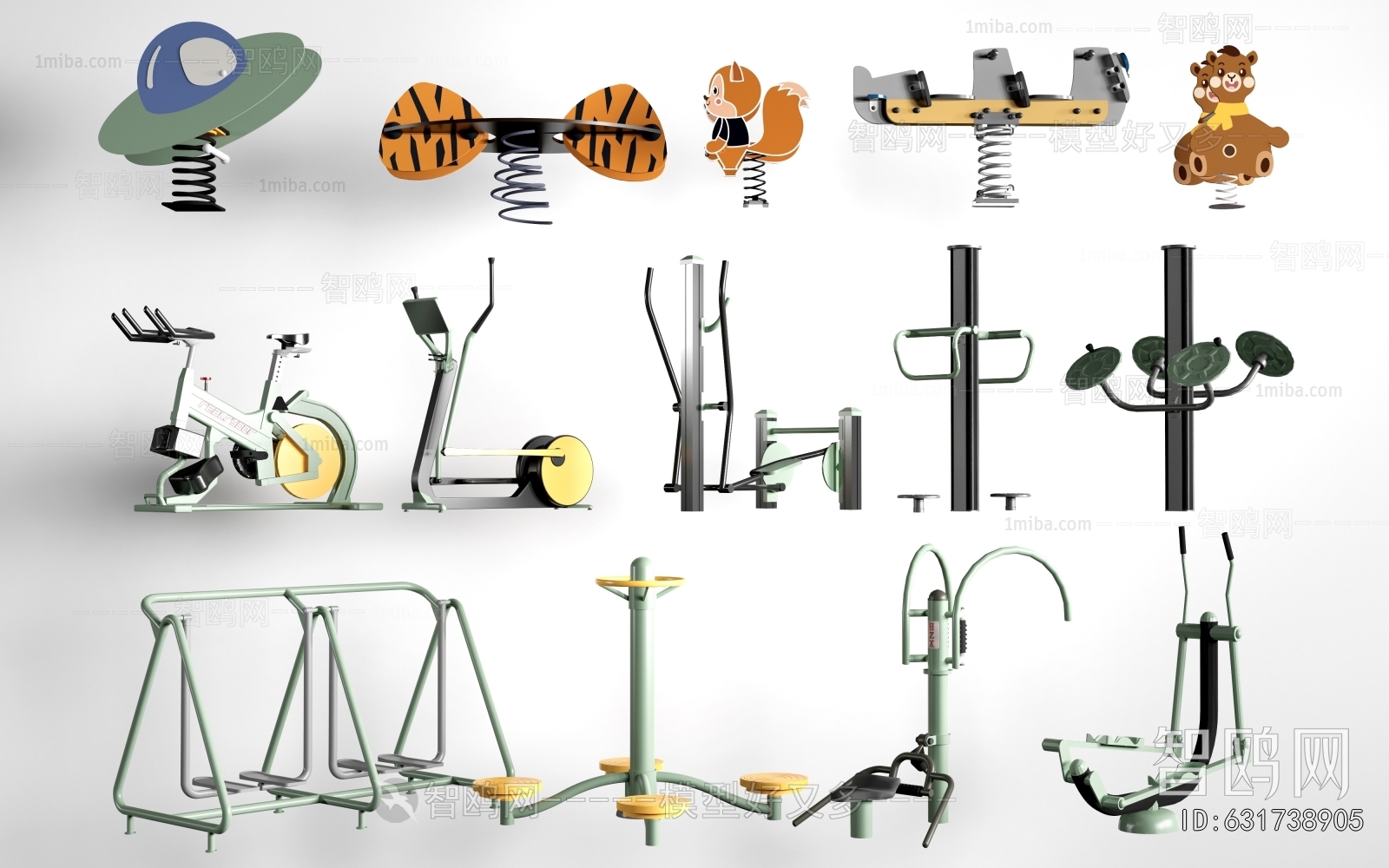 Modern Fitness Equipment