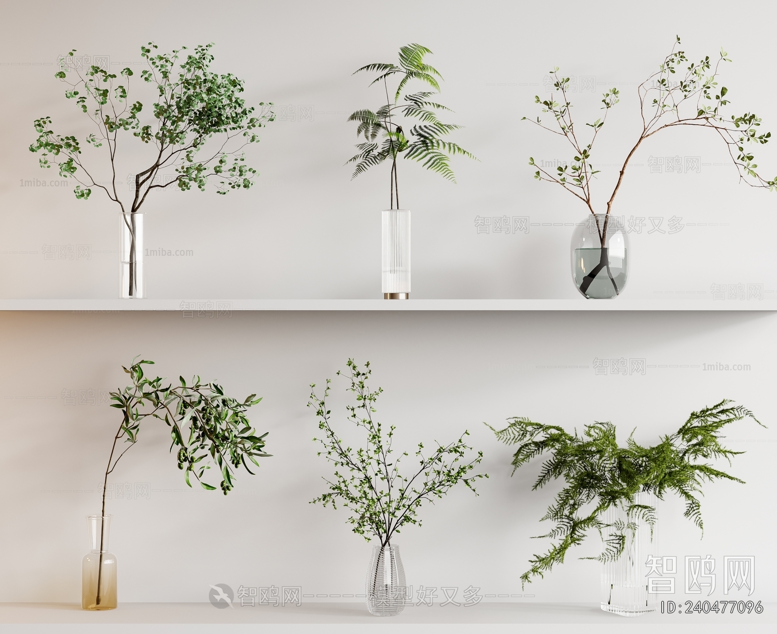 Modern Aquatic Green Plant