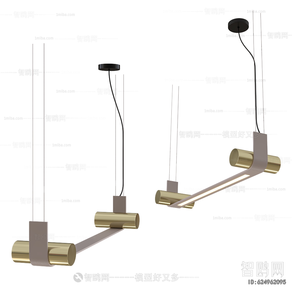 Modern Long Chandelier