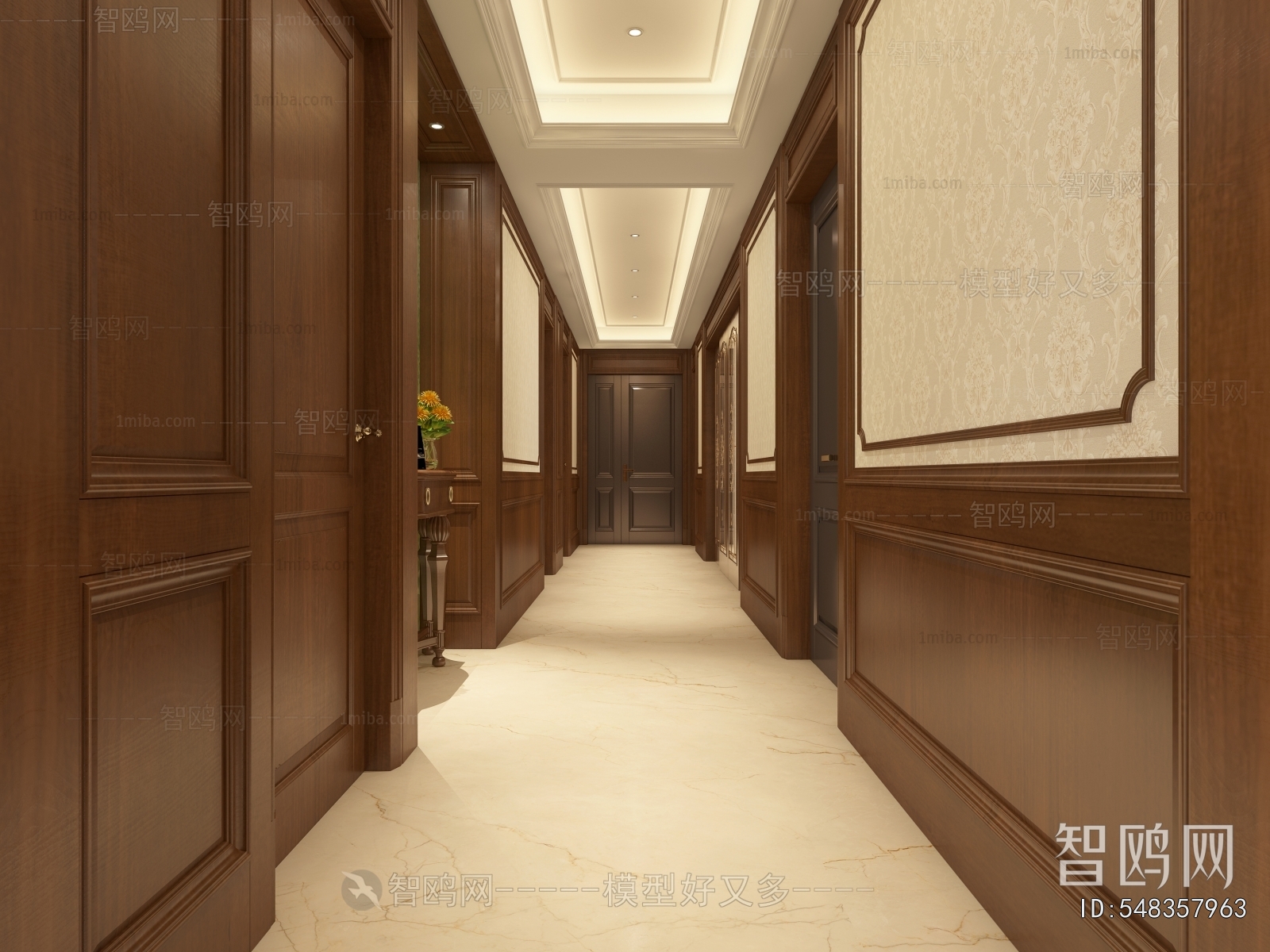 American Style Hallway