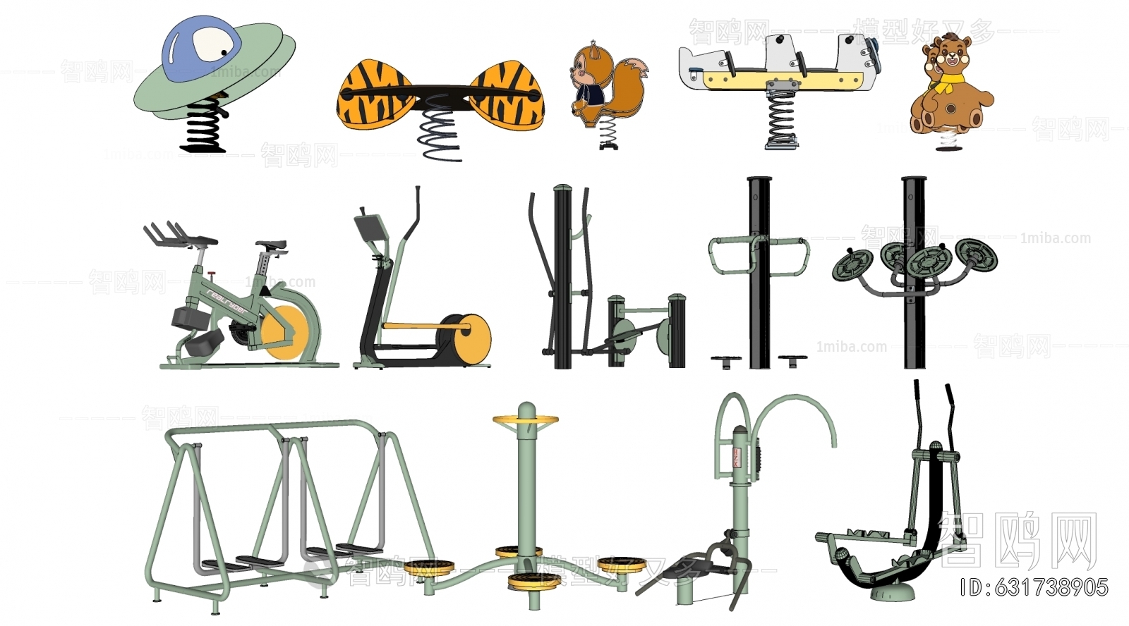 Modern Fitness Equipment