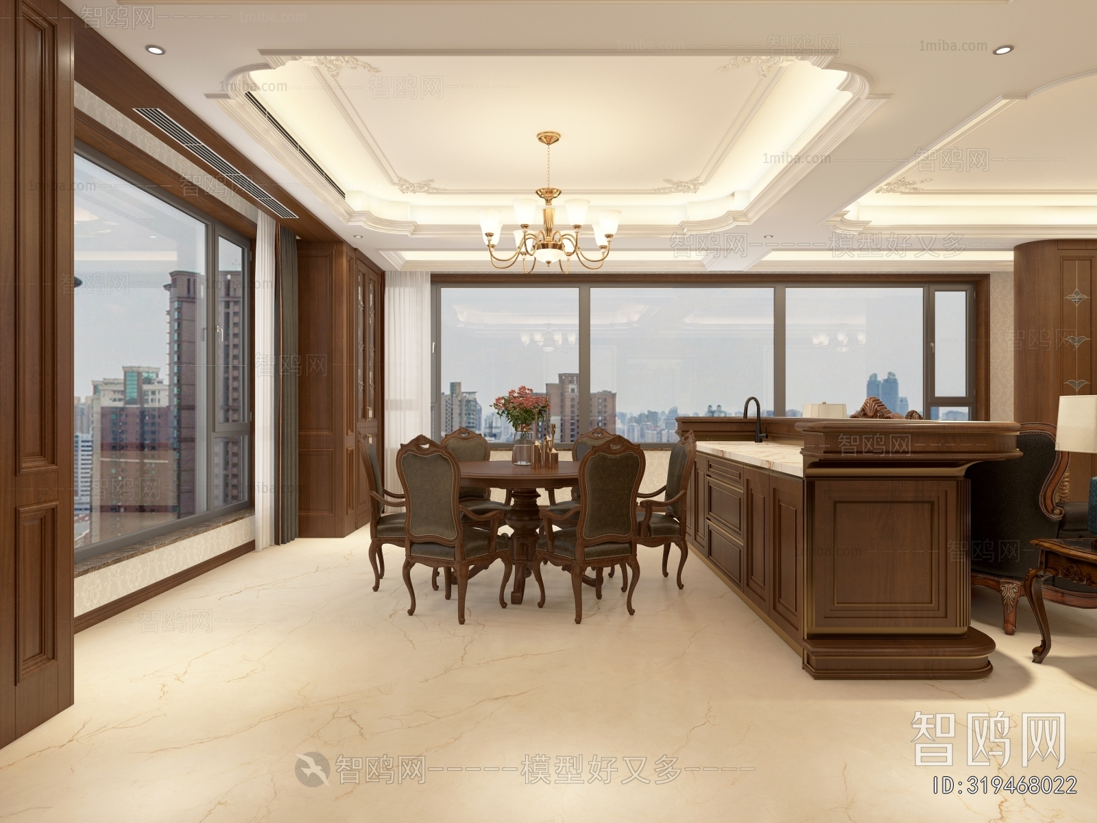 American Style A Living Room