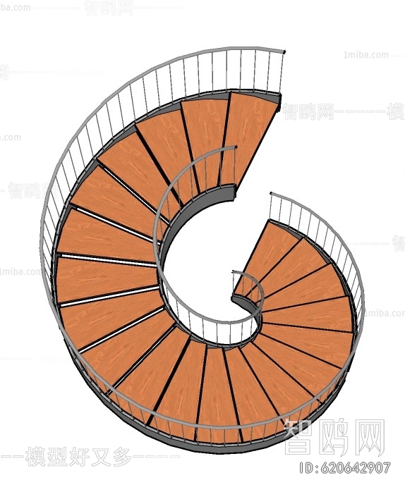 Modern Rotating Staircase